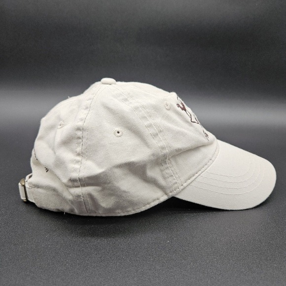 First Shot Outfitters Strapback Hat Dad Ball Cap Beige Embroidered Hunting Texas - Picture 4 of 7